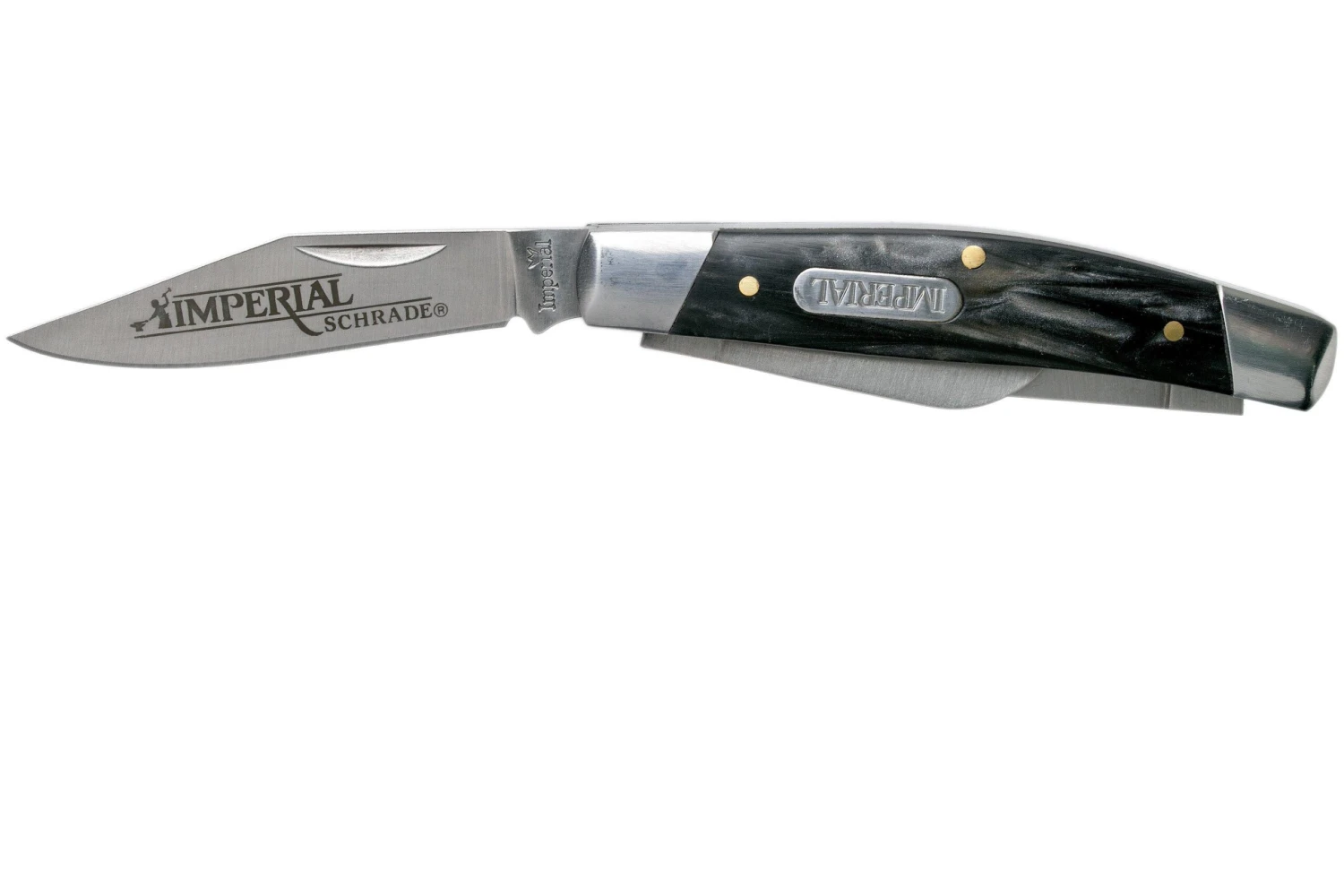 Imperial Stockman Black Swirl IMP16S Couteau De Poche Slipjoint 3 Imperial Stockman Black Swirl IMP16S Couteau De Poche Slipjoint - Image 3