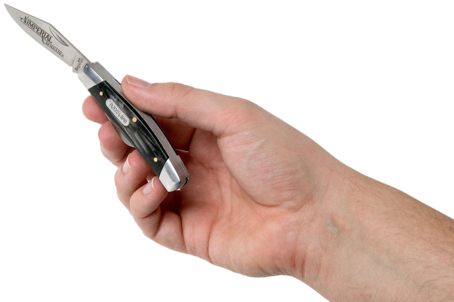 Imperial Stockman Black Swirl IMP16S Couteau De Poche Slipjoint 5 Imperial Stockman Black Swirl IMP16S Couteau De Poche Slipjoint - Image 5