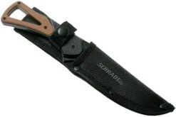 Schrade Fixed Knife 4" Drop Point 1124286 Tan & Black FRN Couteau De Poche -Folding Knives Soldes SC1124286 06 schrade