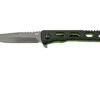 Schrade Inert CLR 1159303, Aluminium Vert Noir, Couteau De Poche