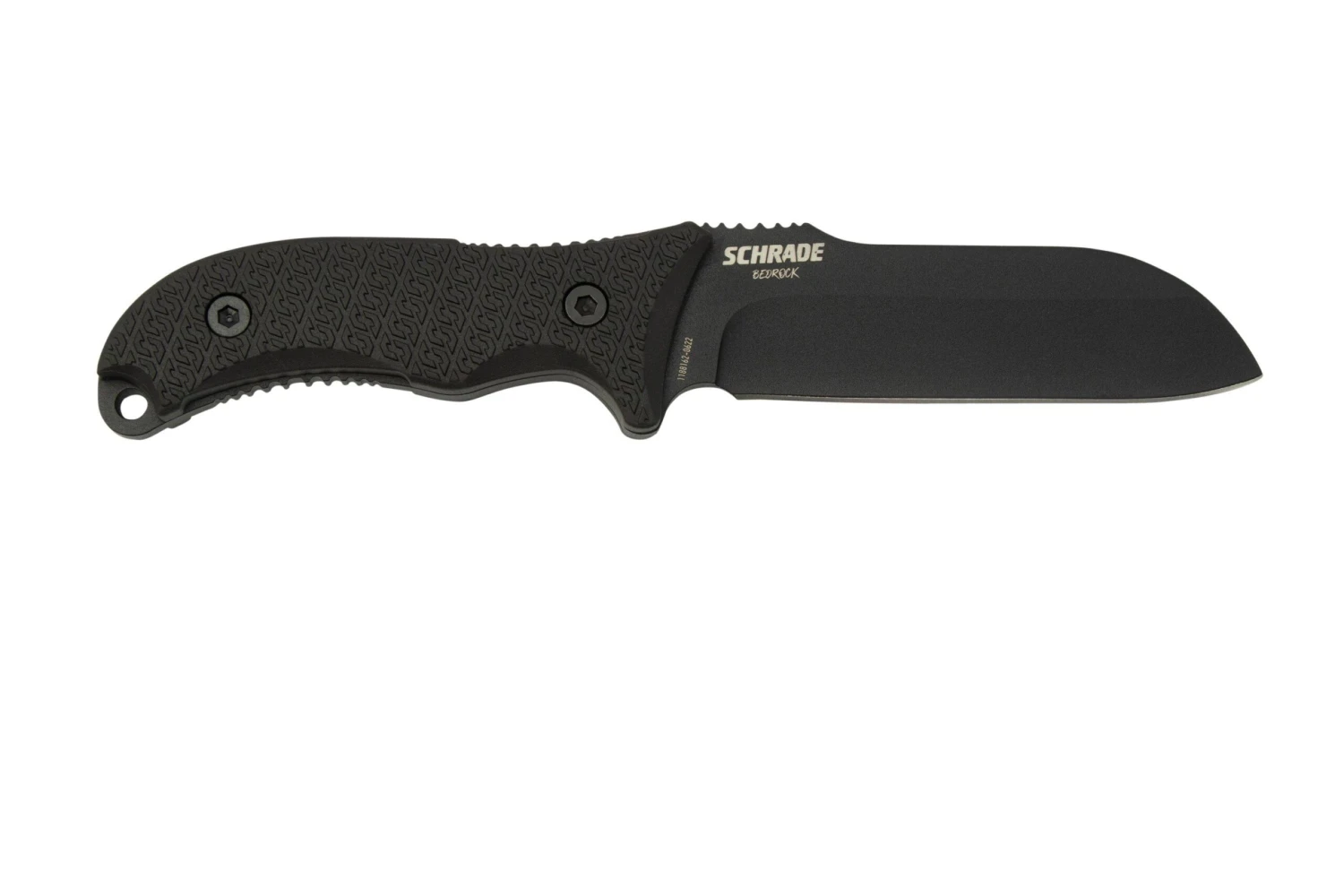 Schrade Bedrock Sheepsfoot, 1182514, Couteau Fixe Noir 2 Schrade Bedrock Sheepsfoot, 1182514, Couteau Fixe Noir - Image 2