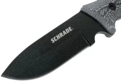 Schrade Frontier 5" Fixed Blade SCHF51M Micarta, 1095 Carbon Steel, Couteau à Lame Fixe Avec Pierre à Aiguiser Et Pierre à Feu -Folding Knives Soldes SCHF51M 03 schrade