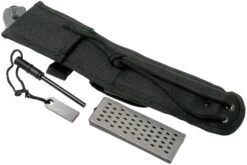 Schrade Frontier 5" Fixed Blade SCHF51M Micarta, 1095 Carbon Steel, Couteau à Lame Fixe Avec Pierre à Aiguiser Et Pierre à Feu -Folding Knives Soldes SCHF51M 08 schrade