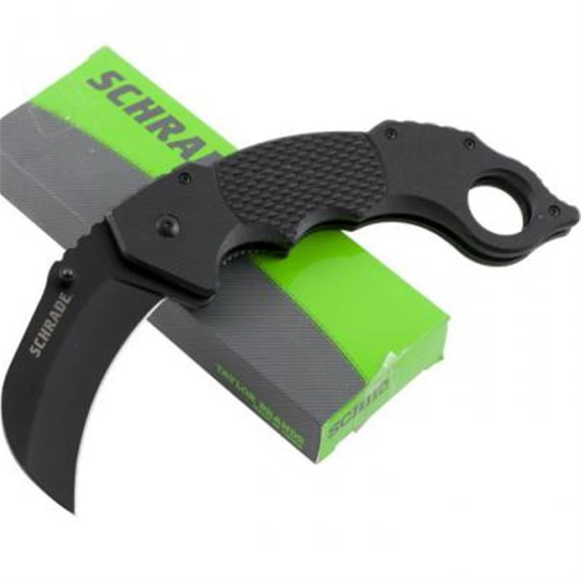 Couteau Tactical Karambit Schrade Acier Carbone/Inox Manche G-10 Linerlock SCH110 - Free Shipping 1 Couteau Tactical Karambit Schrade Acier Carbone/Inox Manche G-10 Linerlock SCH110 - Free Shipping