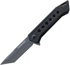 Couteau Schrade Tactical Tanto Lame Acier Inox/Titane SCH1100044 - Livraison Gratuite