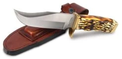 Couteau Schrade Uncle Henry Bowie Acier 7Cr17MoV Manche Delrin SCH1100090 - Livraison Gratuite