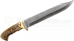 Couteau De Chasse Schrade Uncle Henry Bowie Acier 7Cr17MoV Manche Delrin SCH181UH - Free Shipping