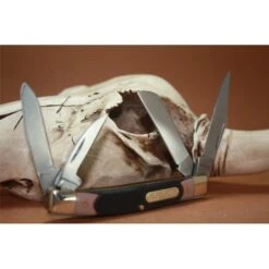 Couteau Schrade Old Timer Workmate Folder 4 Lames Acier Inox SCH44OT - Free Shipping