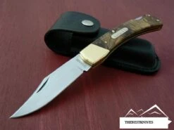 COUTEAU DE CHASSE Schrade 'Old Timer' Golden Bear 6OTW IRONWOOD Pocket/Hunting Knife SCH6OTW