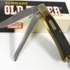 Couteau Schrade Old Timer Buzz Saw Trapper 2 Lames Acier 400 Manche Delrin SCH97OT - Free Shipping