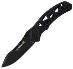 Couteau Automatique Schrade Shizzle M.A.G.I.C. A/O Black Acier AUS-8 Manche Aluminium SCHA11B - Free Shipping