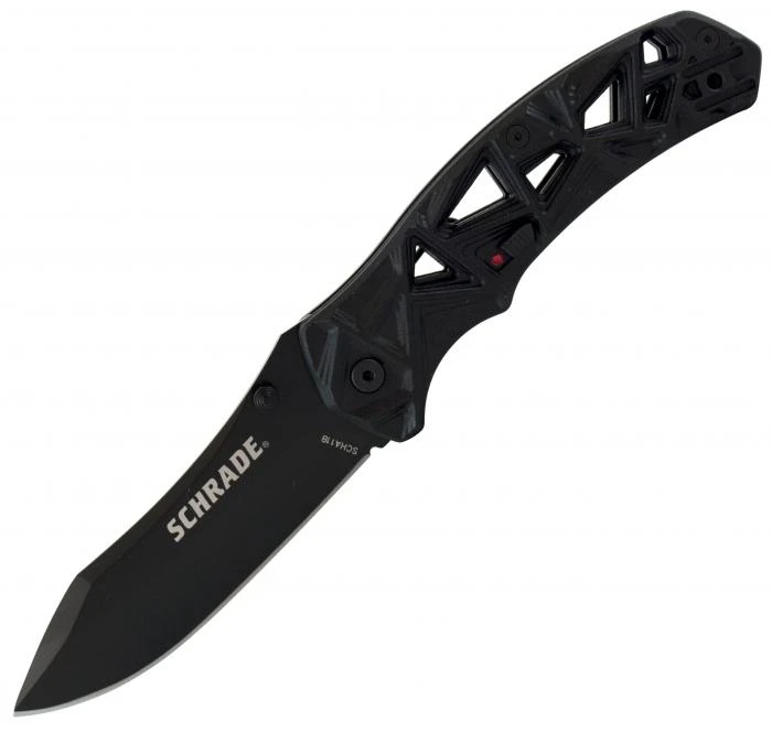 Couteau Automatique Schrade Shizzle M.A.G.I.C. A/O Black Acier AUS-8 Manche Aluminium SCHA11B - Free Shipping 1 Couteau Automatique Schrade Shizzle M.A.G.I.C. A/O Black Acier AUS-8 Manche Aluminium SCHA11B - Free Shipping