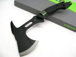 Tomahawk Hache Rescue Schrade Tactical Hatchet Acier SK5 Manche GFN Etui Nylon SCHAXE5 - Free Shipping