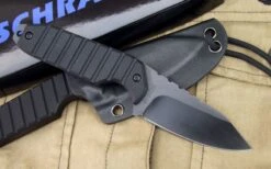 Bushcraft Couteau De Survie Tactical Schrade Acier 9Cr18MoV Manche G-10 SCHF16 - Free Shipping