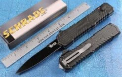 Couteau Automatique SCHRADE Viper OTF 3nd Generation Acier 4034 Black SCHOTF3B - Livraison Gratuite