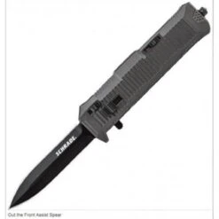 Couteau Automatique Schrade OTF Out The Front Assist Spear Acier AUS-8 Black SCHOTF8B - Free Shipping